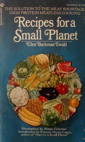 Recipes for a Small Planet Ellen Buchman EwaldFeatures numerous casserole, bread, salad, cereal, and other recipes in which complete proteins are formed by combining the proper ratios of legumes, seeds, grains, and dairy products.