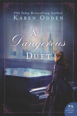 A Dangerous Duet Karen OddenThis dazzling new Victorian mystery from USA Today bestselling author Karen Odden introduces readers to Nell Hallam, a determined young pianist who stumbles upon the operations of a notorious—and deadly—crime ring while illicit