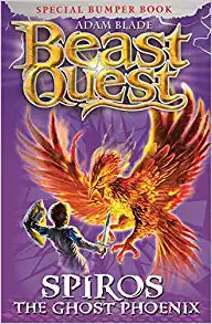 Spiros The Ghost Phoenix (Beast Quest Special Bumper Edition #1) Adam Blade Evil wizard Malvel has kidnapped Tom's aunt and uncle - the only family he has since his father, Taladon, went missing. The only way Tom can rescue them is to uncover the last sec