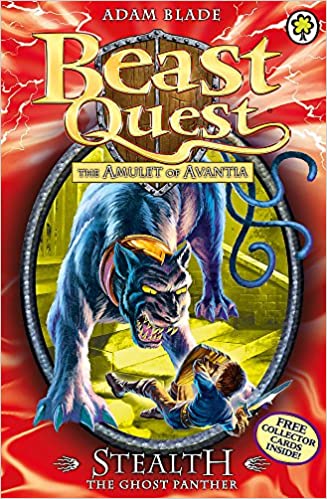 Stealth the Ghost Panther (Beast Quest #24) Adam BladeWizard Malvel's final Beast has reached the doors of King Hugo's Palace! Stealth the Ghost Panther lassoes victims with his tails and makes good people bad. To rescue his father, Tom must capture the f