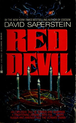 Red Devil David SapersteinIn "Red Devil," an exciting novel of international intrigue by David Saperstein - author of the best seller, "Cocoon" - Nickolai Valarian stalks the Kremlin halls where Vladimir Putin now resides. Valarian spins a fiendish Cold W