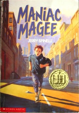 Maniac Magee Jerry SpinelliJeffrey Lionel "Maniac" Magee might have lived a normal life if a freak accident hadn't made him an orphan. After living with his unhappy and uptight aunt and uncle for eight years, he decides to run--and not just run away, but