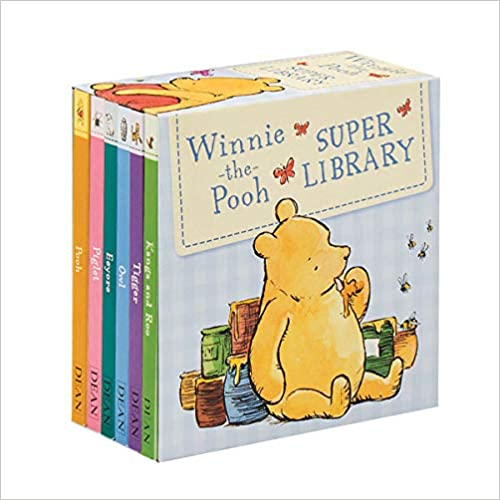 Winnie-the-pooh Super Pocket Library ***PLEASE NOTE: THIS SET INCLUDES POOH, TIGGER, OWL AND EEYORE ONLY***DisneyBefore prereaders get around to A.A. Milne's classic Winnie the Pooh tales, they can encounter the characters in this set of six board books.