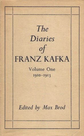 The Diaries of Franz Kafka: 1910-1913 - Eva's Used Books