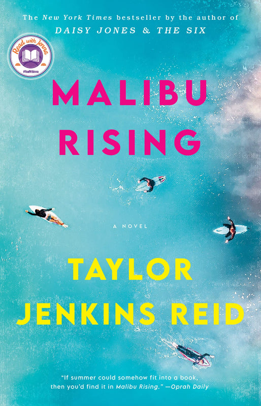 Malibu Rising Taylor Jenkins ReidFour famous siblings throw an epic party to celebrate the end of the summer. But over the course of twenty-four hours, their lives will change forever.Malibu: August, 1983. It’s the day of Nina Riva’s annual end-of-summer