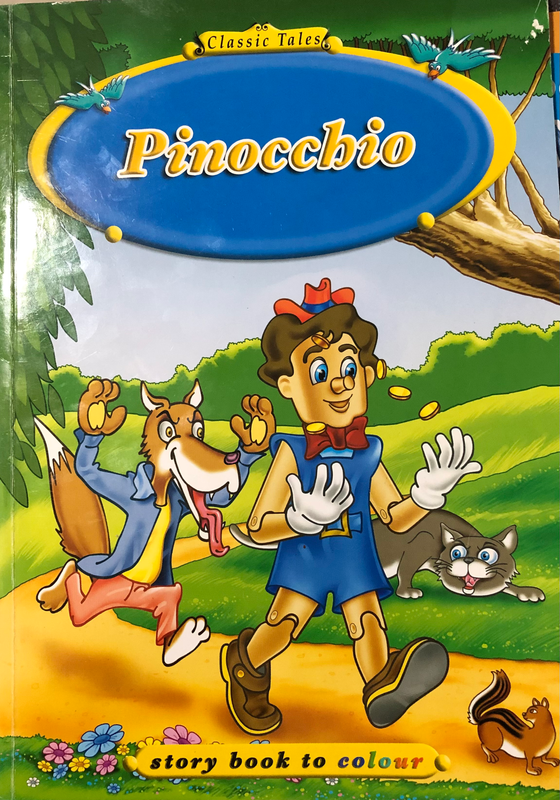 Pinocchio: Story Book to Colour 2004 Alligator Books Ltd