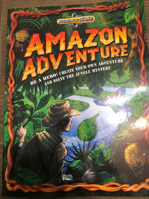 Science Quest: Amazon Adventure Science QuestA brilliant biology adventure!It is years since your great uncle disappeared in the Amazon, but you are determined to find him. Can you crack RAINFOREST RIDDLES and biology BRAIN TEASERS to find your way throug