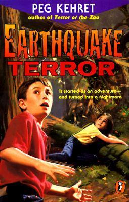 Earthquake Terror Peg Kehret When Jonathan and his family go camping on Magpie Island, they look forward to a fun, relaxing weekend. But their fun quickly vanishes when Jonathan, his sister, Abby, and their dog, Moose, find themselves in the middle of a n